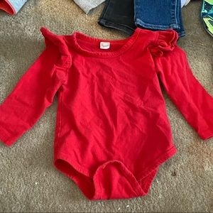 Ruffle onesie